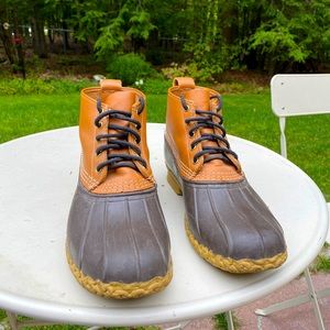 LL Bean boots.